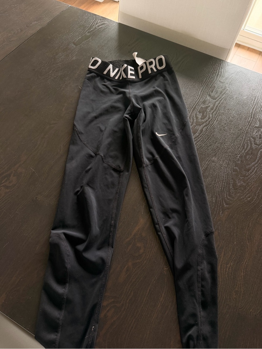 Set of Nike PRO Black Women's Athletic Leggings & Nike PRO spandex shorts